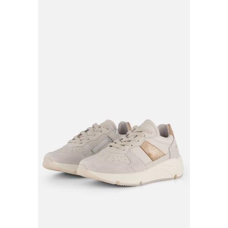 Giga Sneakers wit Leer