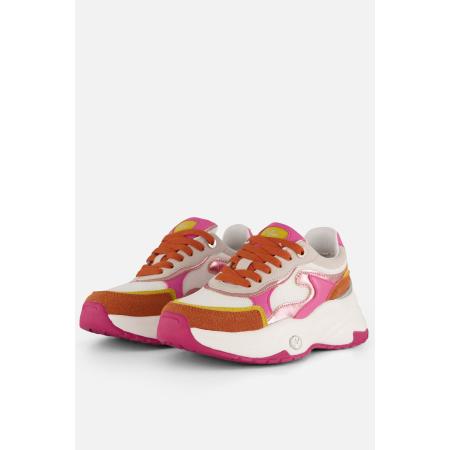 Mexx Palma Pam Sneakers oranje Leer