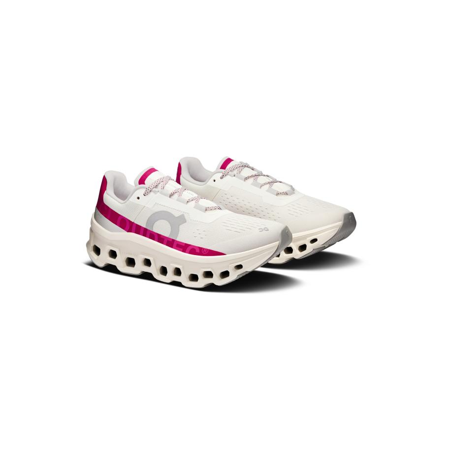 ON On Sneakers laag Cloudmonster pink / wit -