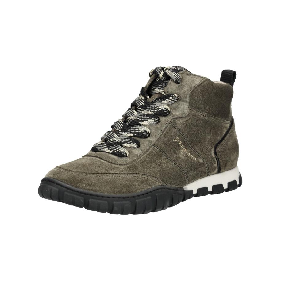 Paul Green Paul Green Sneakers hoog olijfgroen -