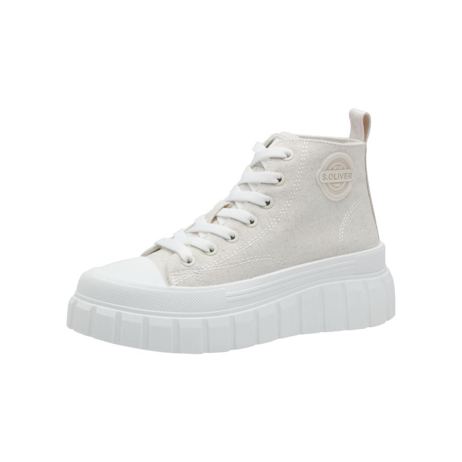 s.Oliver s.Oliver Sneakers hoog crème / wit -