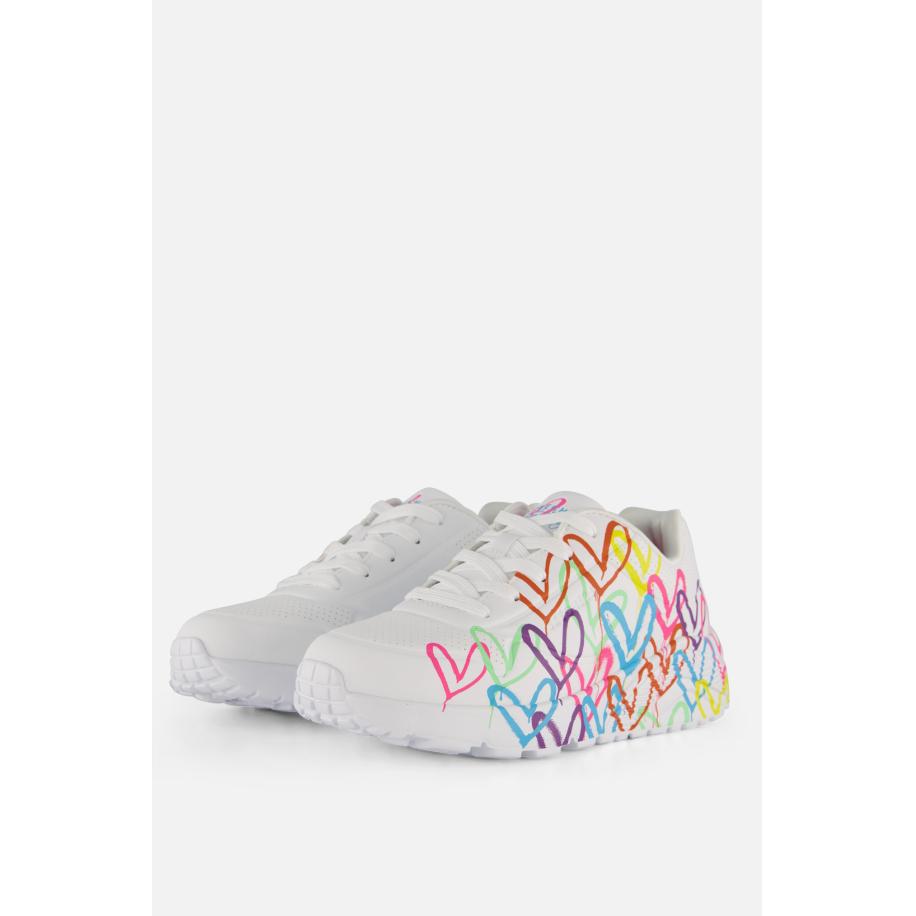 Skechers X JGoldcrown Uno Lite Sneakers wit Wit