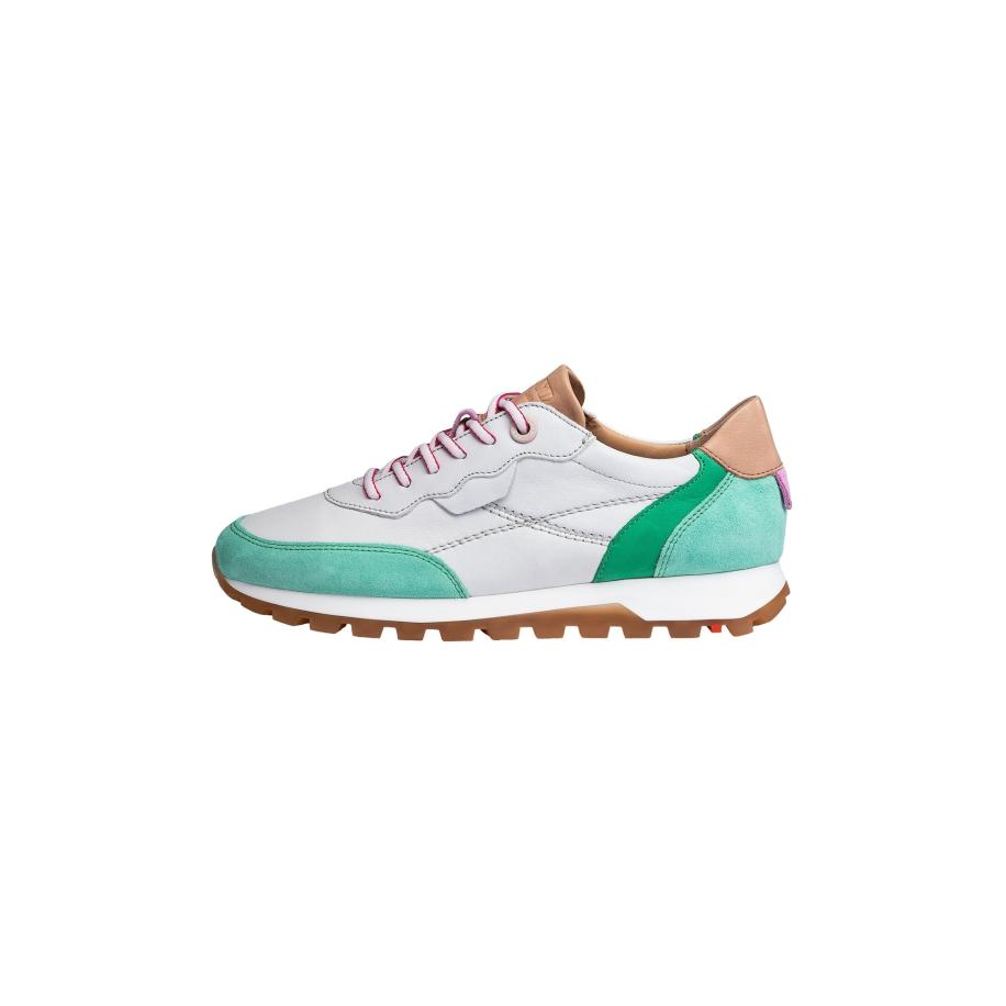 LLOYD LLOYD Sneakers laag camel / jade groen / lichtgroen / wit -