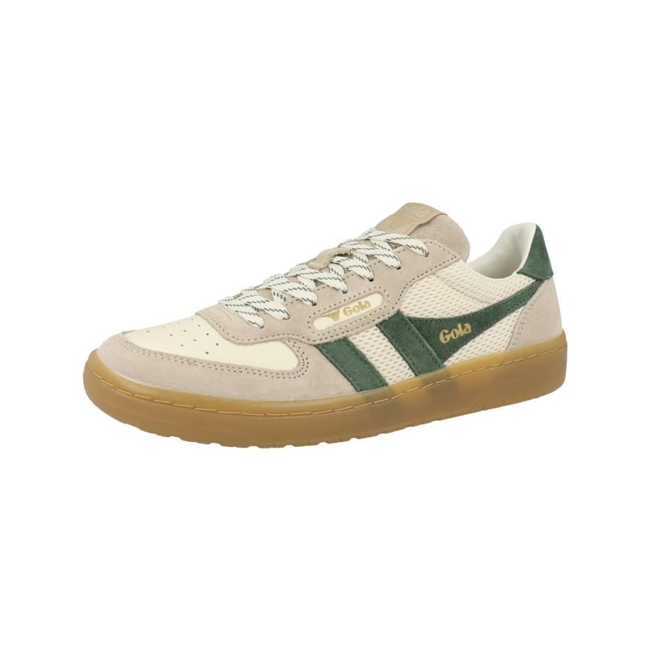 Gola Gola Sneakers laag Hawk 83 lichtbeige / goudgeel / jade groen / wolwit -