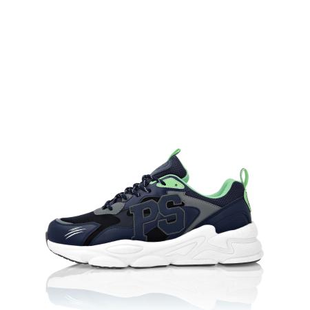 Plein Sport Plein Sport Sneakers laag donkergrijs / mintgroen / wit