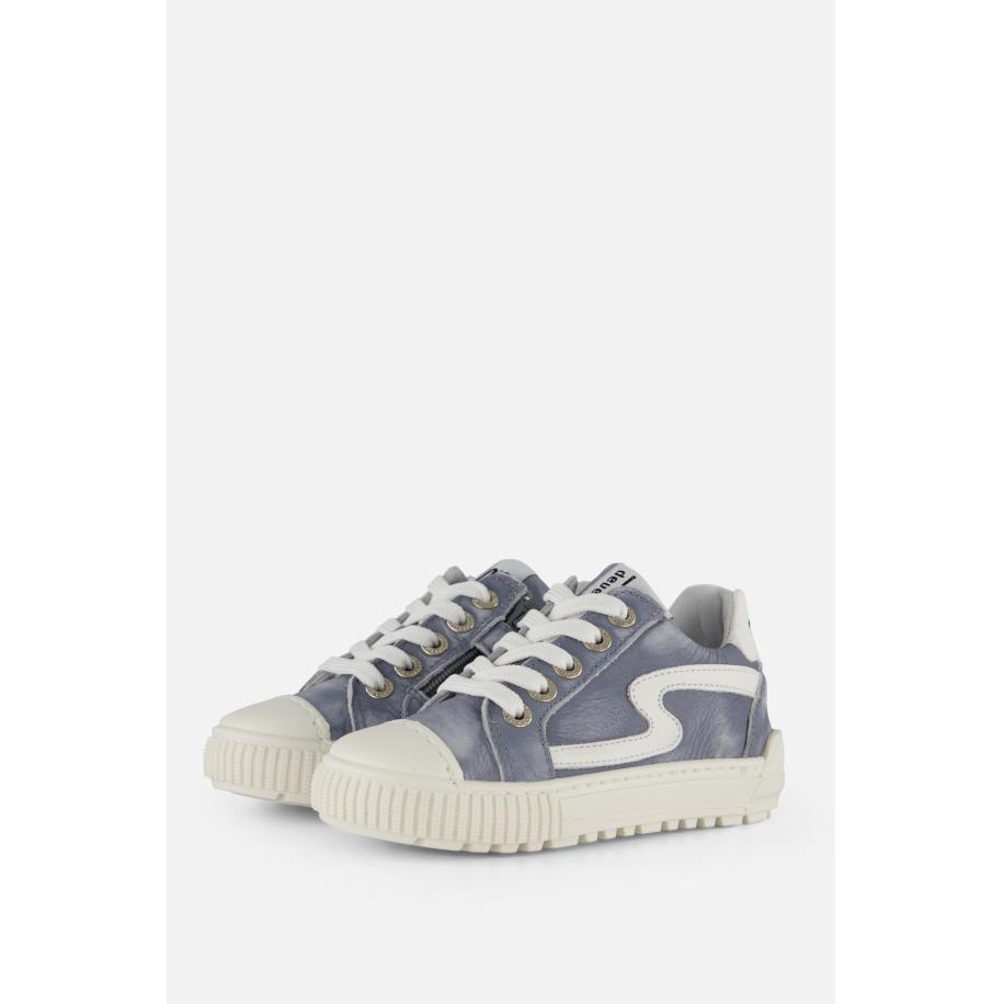 Develab Sneakers blauw Leer Blauw
