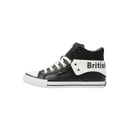 British Knights BRITISH KNIGHTS Sneakers hoog ROCO zwart / wit