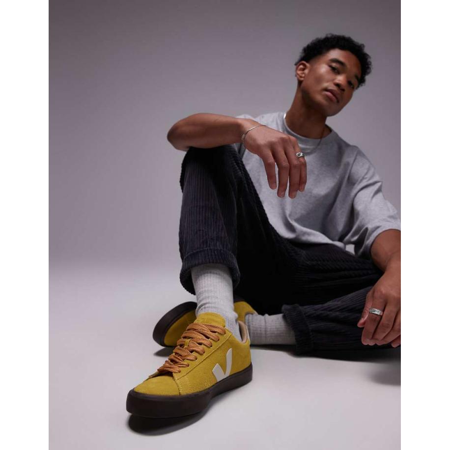 VEJA - Campo Bold - Suède sneakers in geel Geel