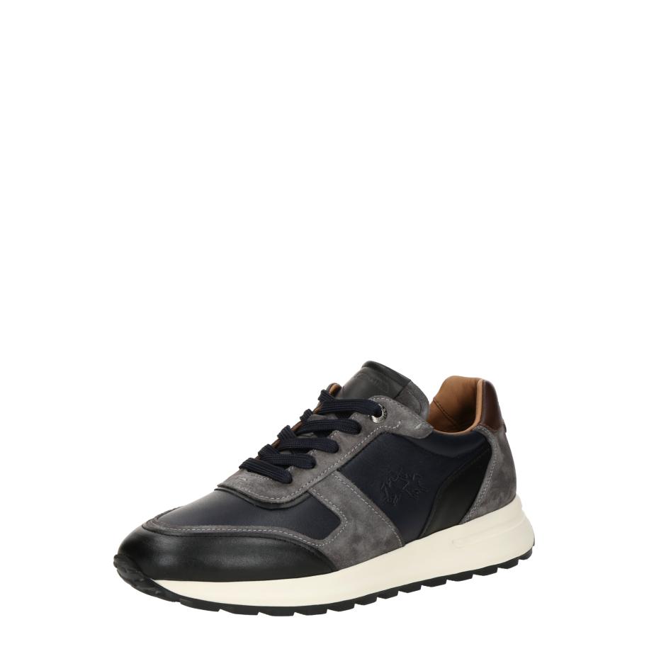 La Martina La Martina Sneakers laag antraciet / zwart -