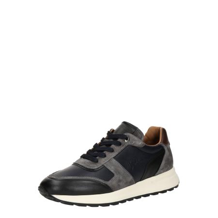 La Martina La Martina Sneakers laag antraciet / zwart
