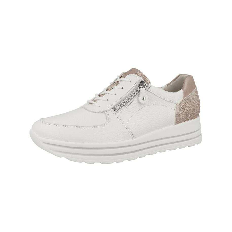 Waldläufer WALDLÄUFER Sneakers laag H-Lana beige / rose-goud / wit -