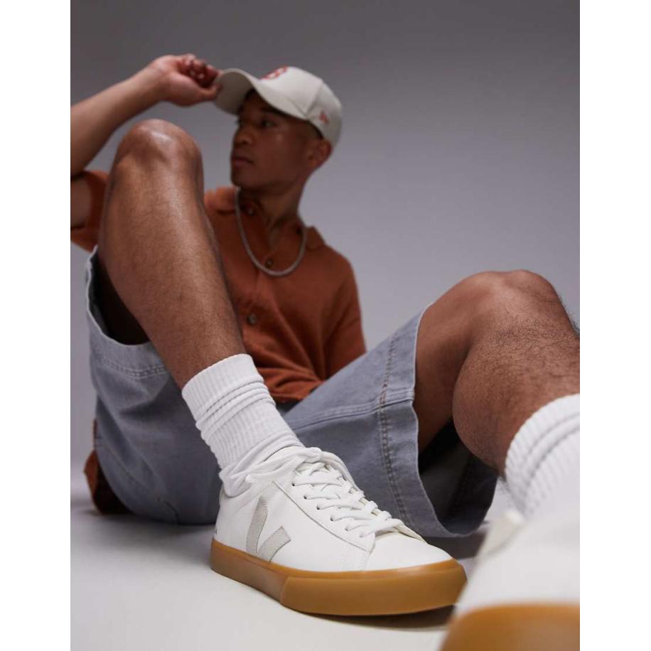 VEJA - Campo - Sneakers in wit met rubberen zool Wit