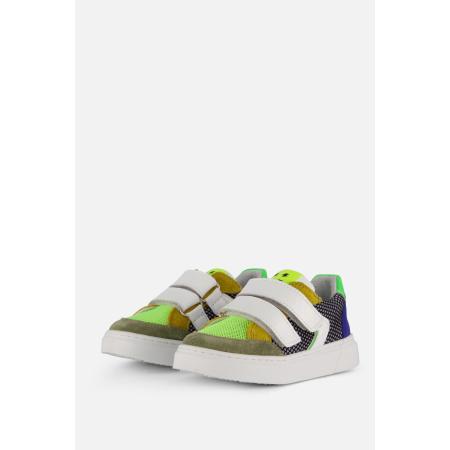 Muyters Velcro Sneakers groen Leer