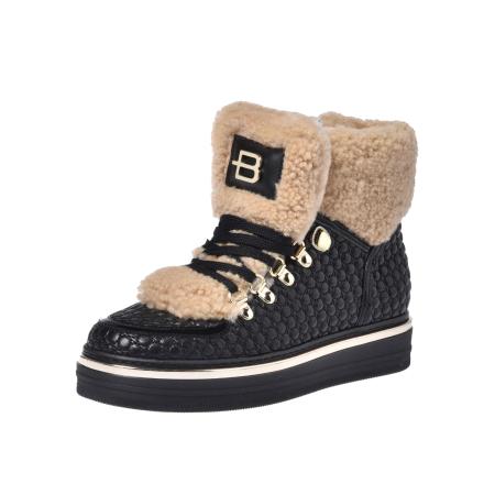 Baldinini BALDININI Sneakers hoog beige / zwart