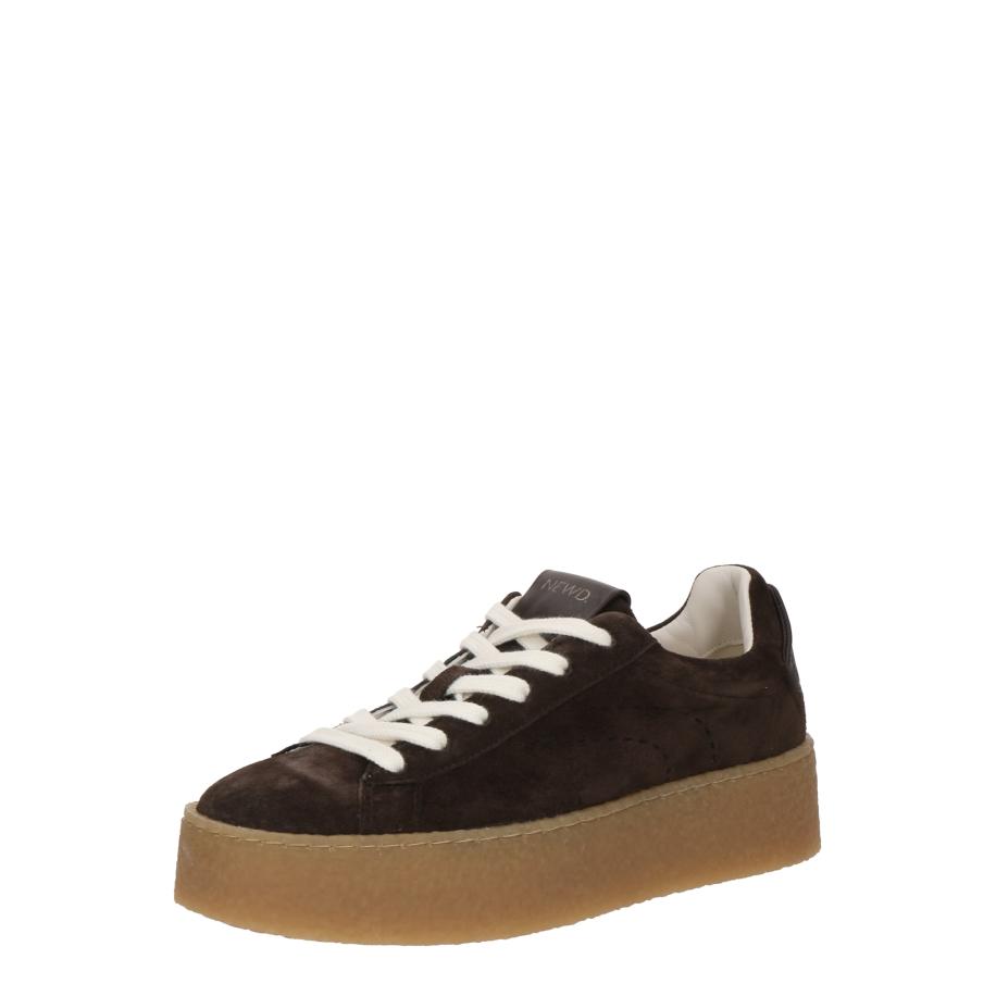 Newd NEWD Sneakers laag donkerbruin -