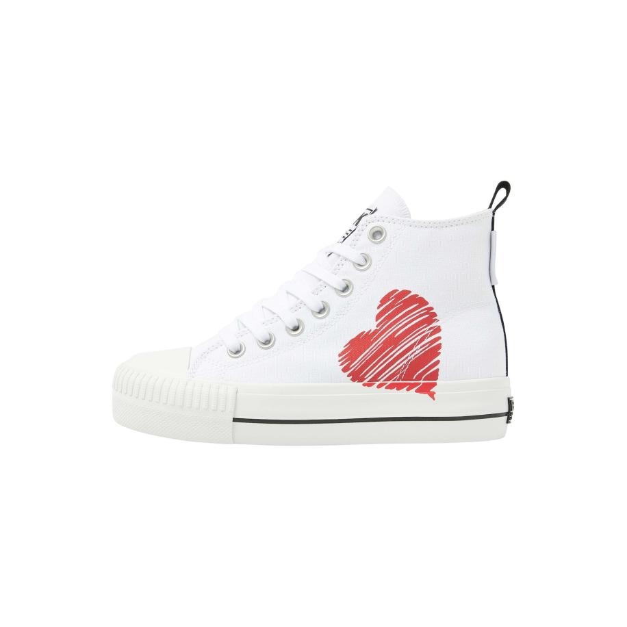 British Knights BRITISH KNIGHTS Sneakers hoog Kaya rood / zwart / wit -