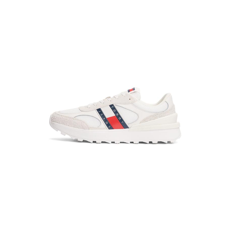 Tommy Jeans Tommy Jeans Sneakers laag Technical Running Ess donkerblauw / kersrood / wit -