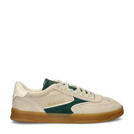 Scotch & Soda Slim lage sneakers Bruin 480411