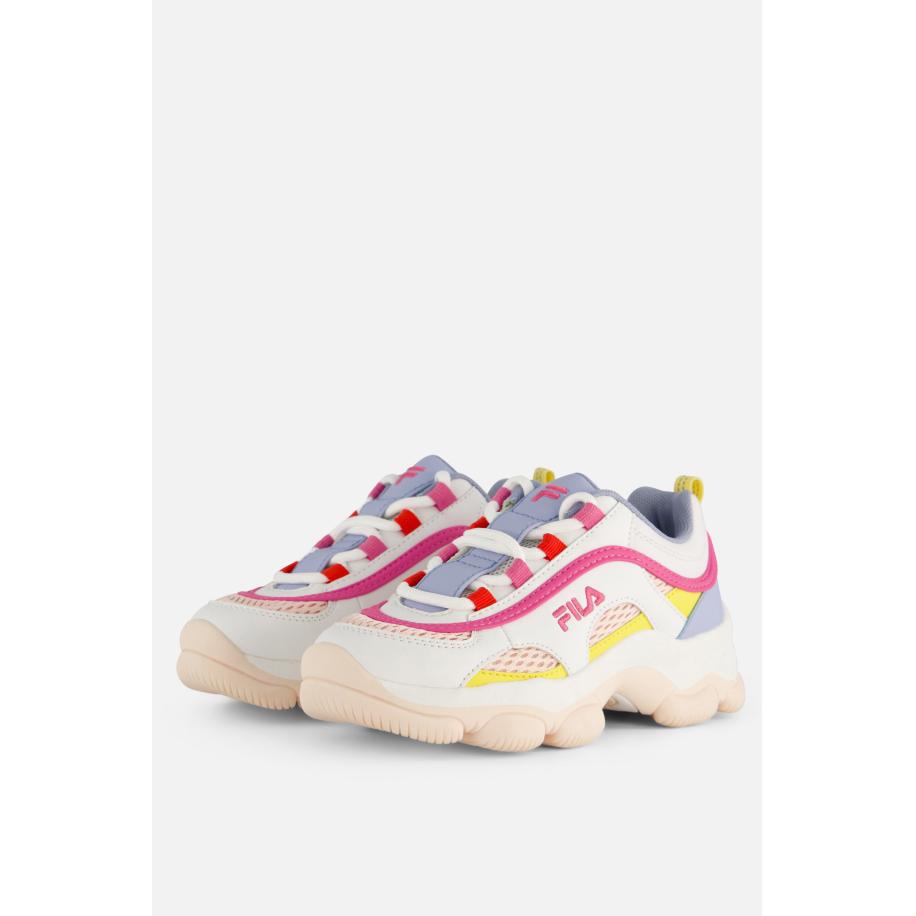 Fila Strada Dreamster Sneakers wit Imitatieleer Wit