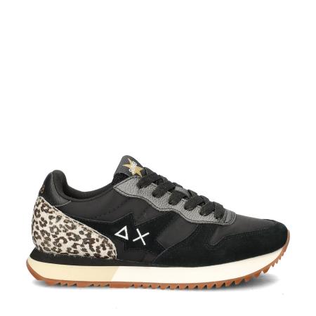 Sun 68 Stargirl Animal lage sneakers Zwart 468388