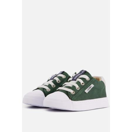 Shoesme Sneakers groen Leer