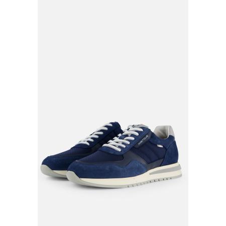 Ambitious Temple Sneakers blauw Suede