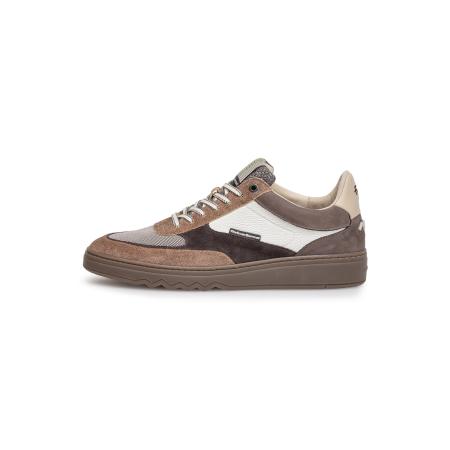 Floris van Bommel Floris van Bommel Sneakers laag De Kupster 05 bruin / donkerbruin / taupe / wit
