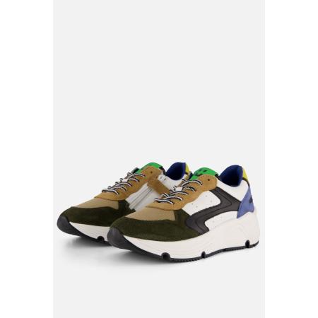 Muyters Sneakers groen Leer