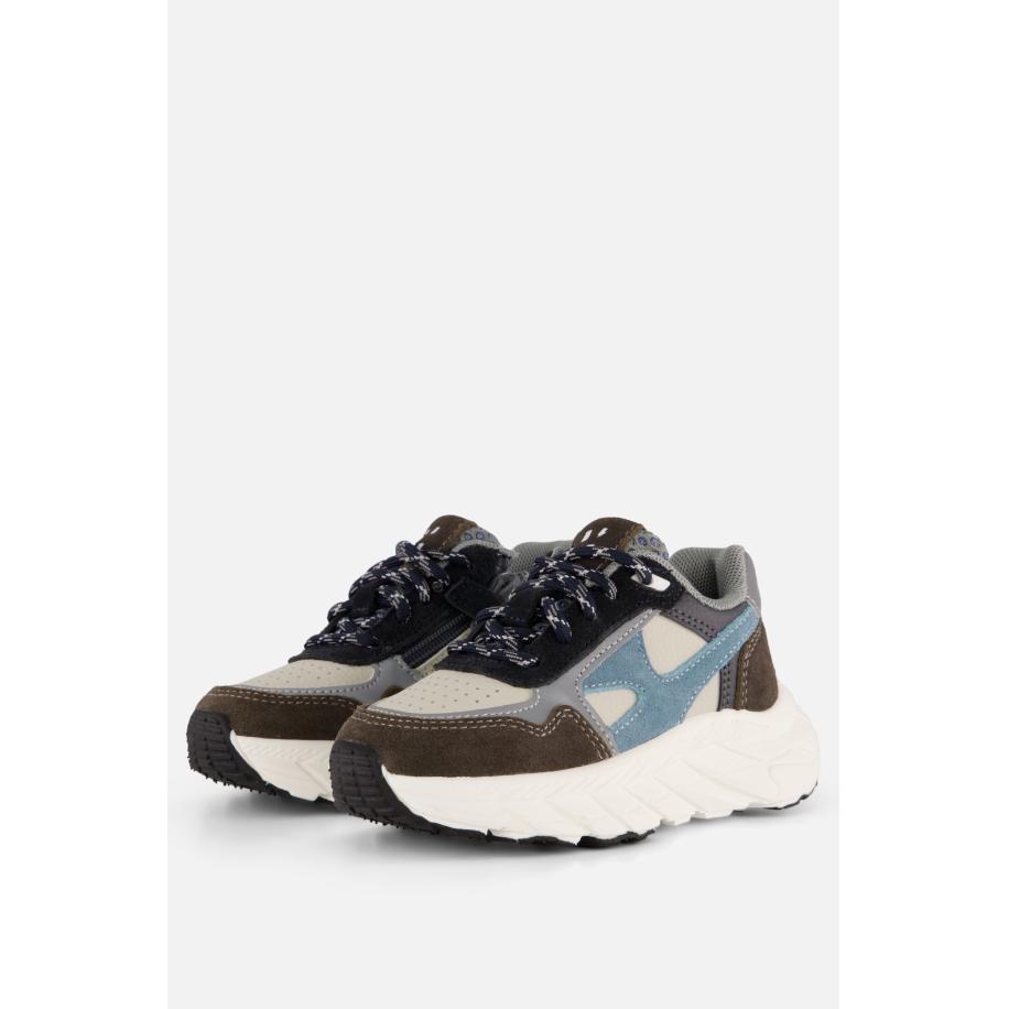 Muyters Sneakers blauw Leer Blauw