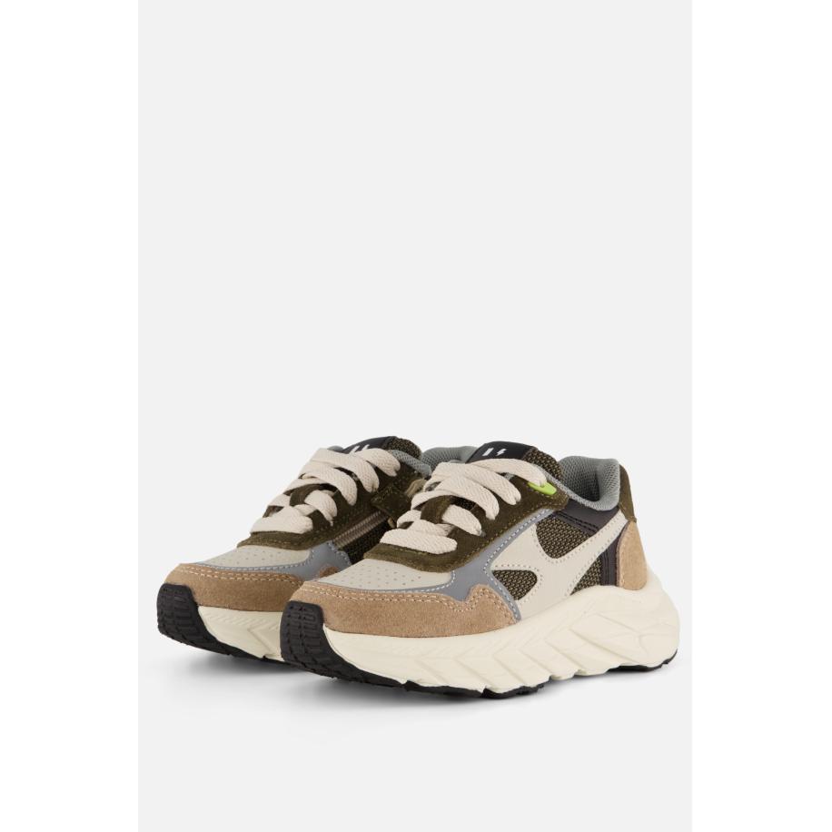 Muyters Sneakers taupe Leer Bruin