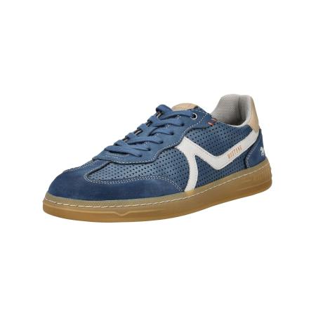 Mustang MUSTANG Sneakers laag donkerblauw / cappuccino / oranje / wit