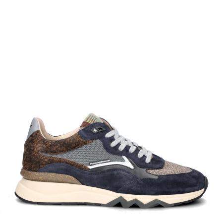 Floris van Bommel De Zager lage sneakers Blauw 493574