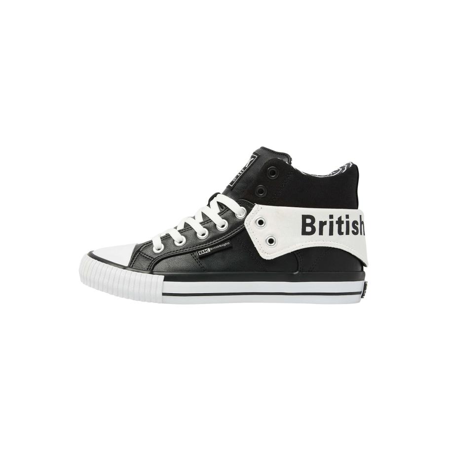 British Knights BRITISH KNIGHTS Sneakers hoog ROCO zwart / wit -