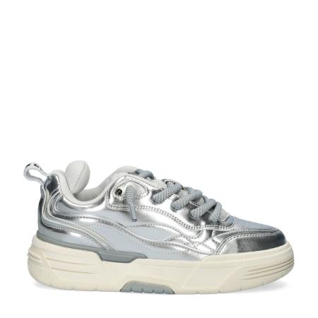 BRX by Bronx Skat-err dad sneakers Zilver 456251