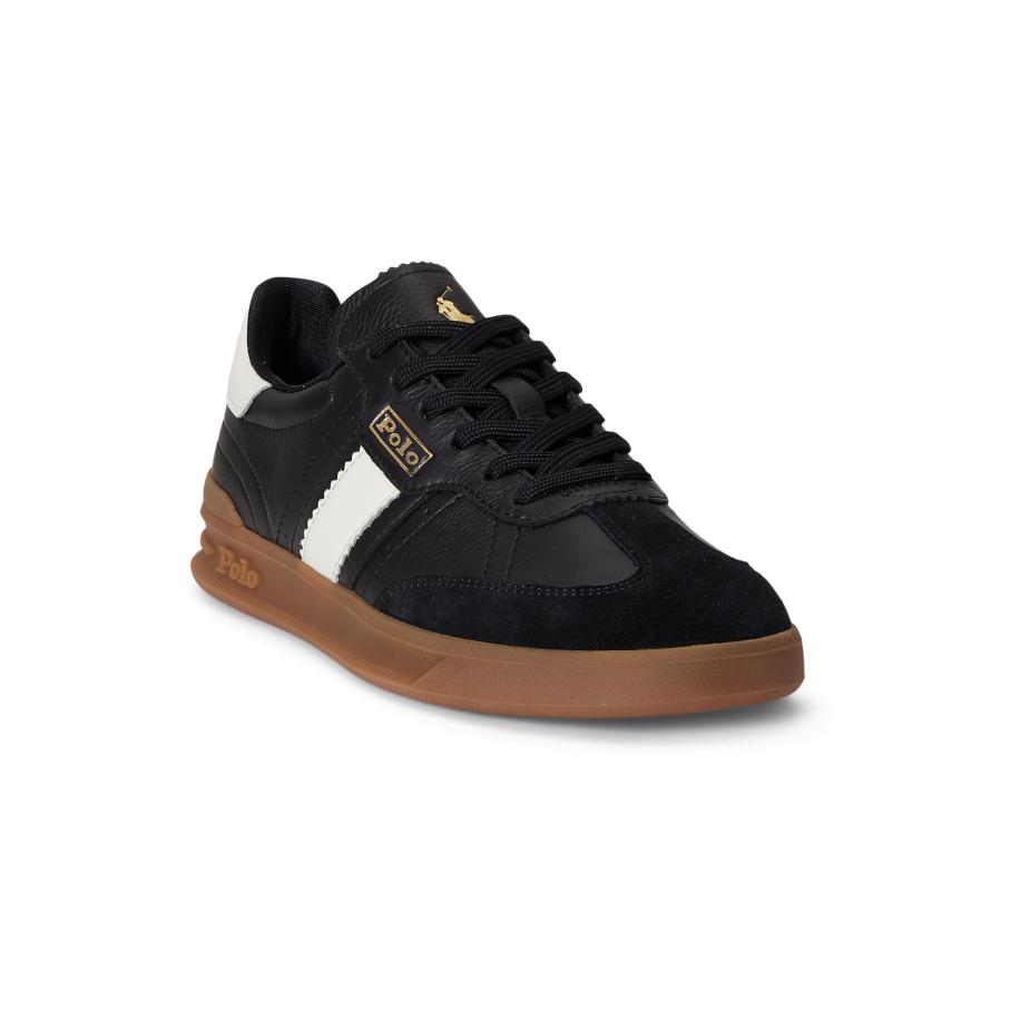 Polo Ralph Lauren Polo Ralph Lauren Sneakers laag AERA zwart / wit Zwart