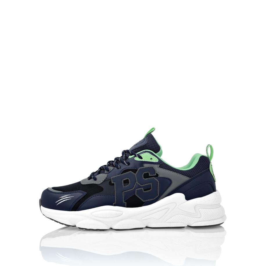 Plein Sport Plein Sport Sneakers laag donkergrijs / mintgroen / wit -
