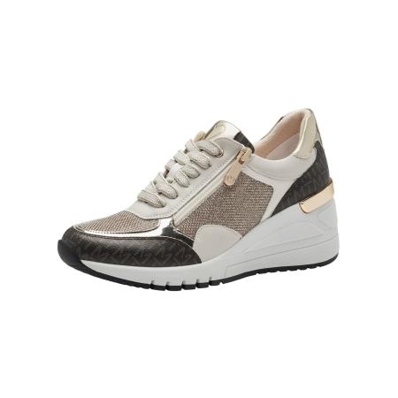 Marco Tozzi MARCO TOZZI Sneakers laag crème / goud / zwart