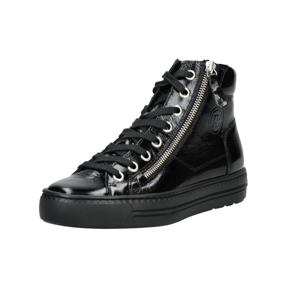 Paul Green Paul Green Sneakers hoog zwart -