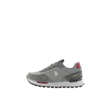 U.S. Polo Assn. U.S. POLO ASSN. Sneakers laag grijs / basaltgrijs / lichtgrijs