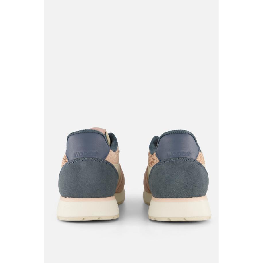 Woden WODEN Sneakers laag Ronja lichtbeige / nachtblauw -