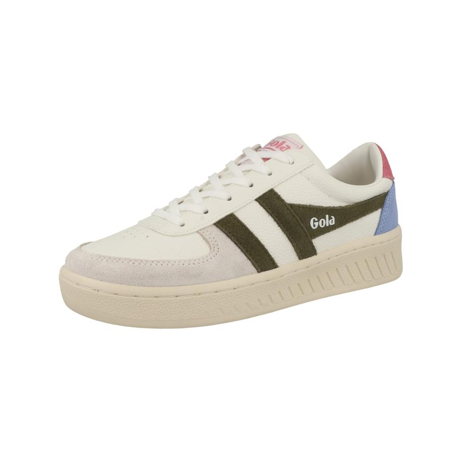 Gola Gola Sneakers laag Grandslam Trident crème / blauw / rood / zwart / wit -