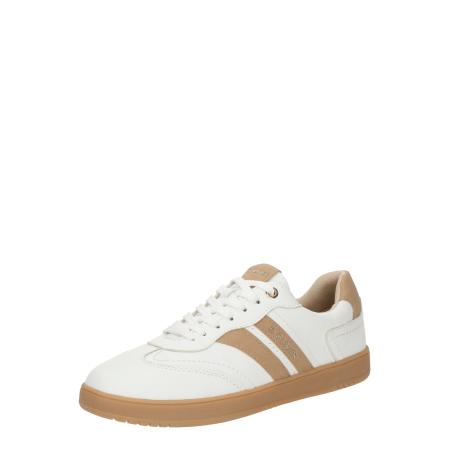 s.Oliver Sneakers laag donkerbeige / wit