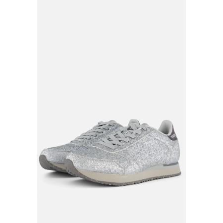 Woden Ydun Icon Sneakers glitter grijs Textiel