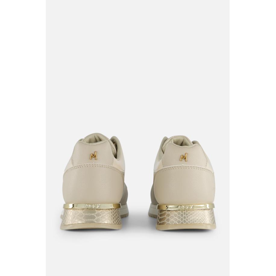 Mexx Fleur Sneakers beige Pu Bruin