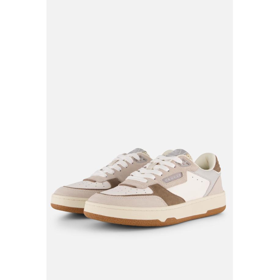 Cruyff Volteria Sneakers wit Leer Wit