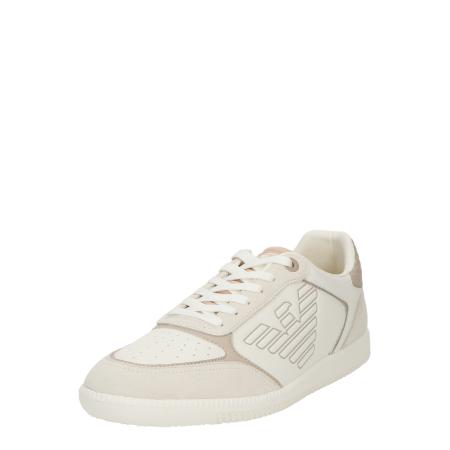 Emporio Armani EA7 Emporio Armani Sneakers laag NEW HERITAGE EAGLE crème / donkerbeige / eierschaal