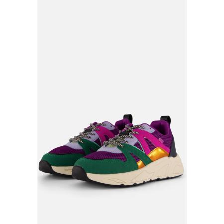 POSH by Poelman Sneakers paars Synthetisch