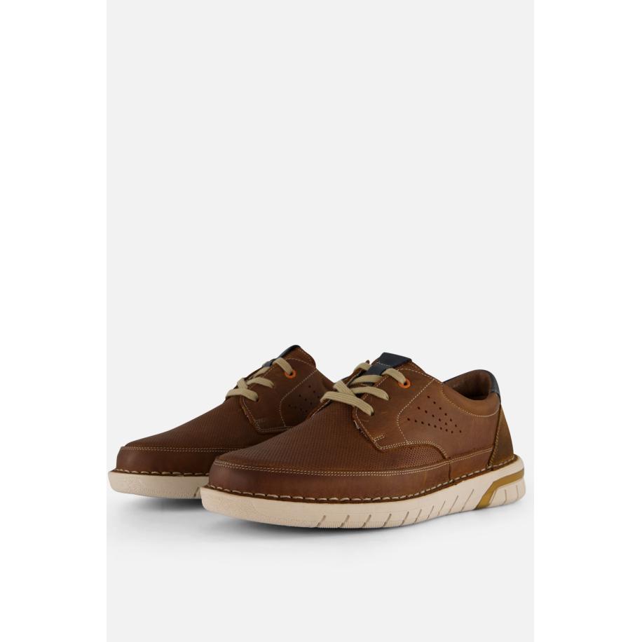 Outfielder Sneakers cognac Leer Bruin