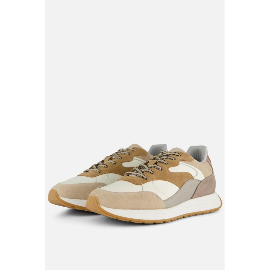 Vertice Sneakers begie Suede Bruin