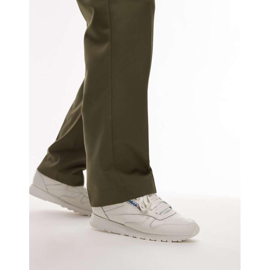 Reebok - Classic - Leren sneakers in wit met blauw Wit